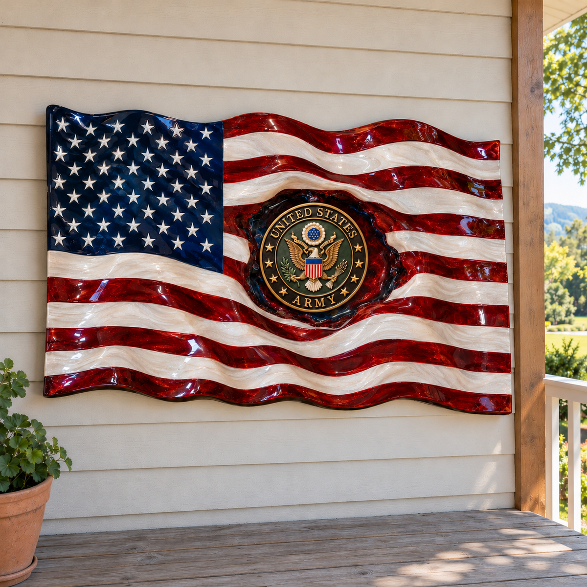 Handmade USA Flag